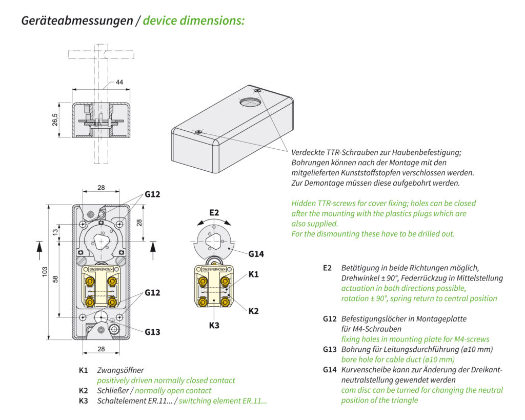 Abmessungen N21-11AEO