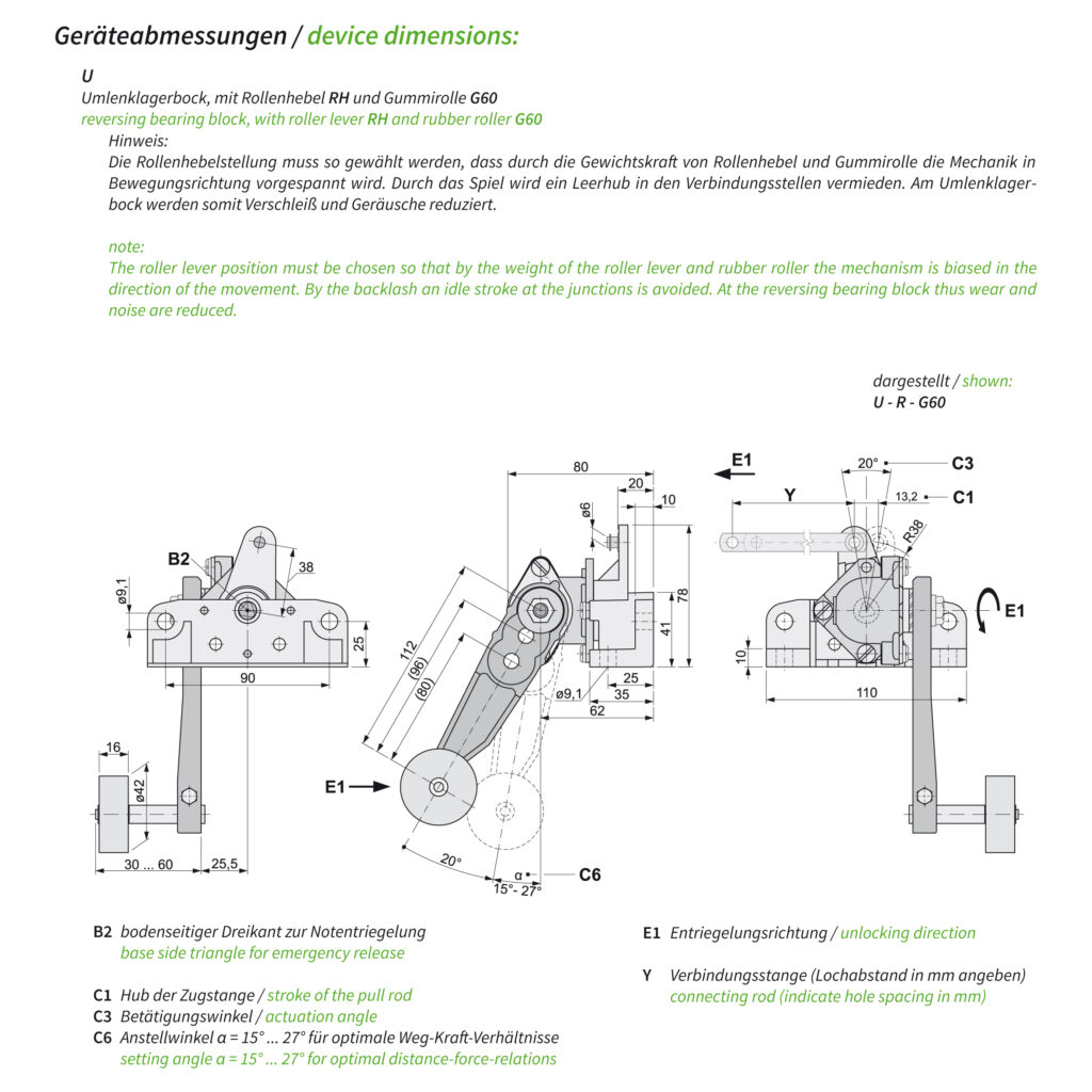 Abmessungen U